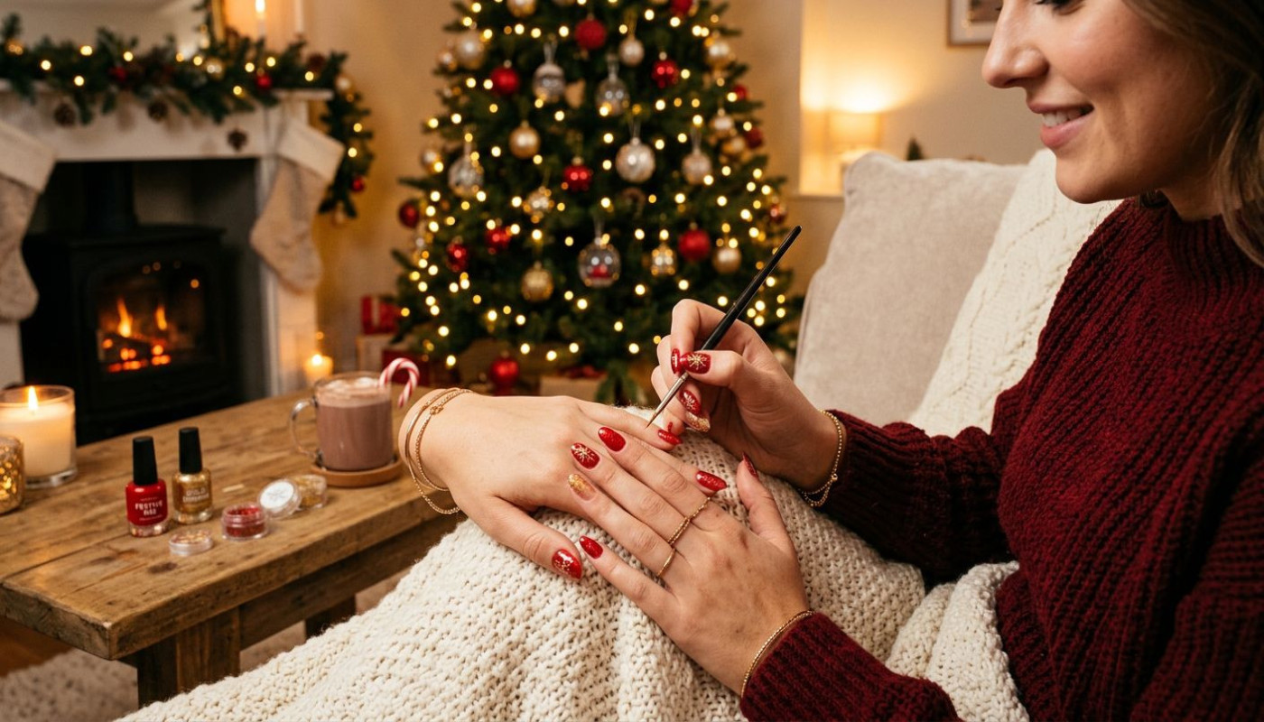 Comment créer une manucure festive avec des autocollants ?