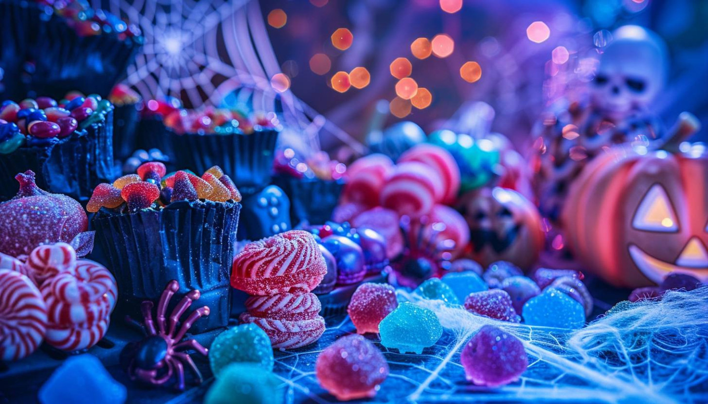 Des bonbons effrayants pour une fête d'Halloween réussie